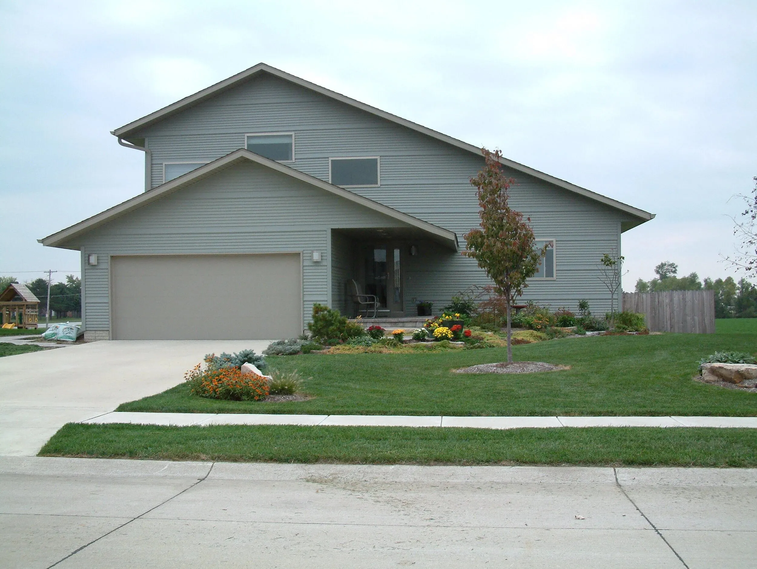 Asymmetric Gable House, custom home in Quad Cities, IA