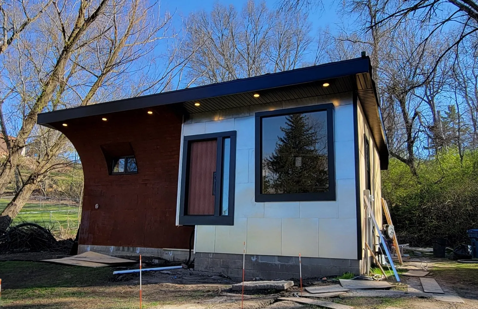 Corten Tiny Home, custom home in Riverdale, IA