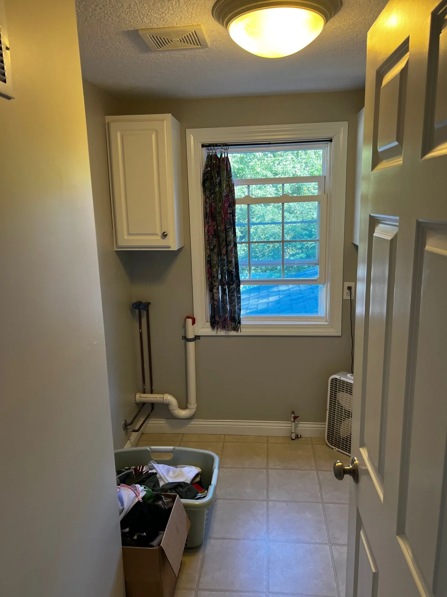 The laundry room before it became the master bath